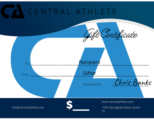 Central Athlete Gift Card