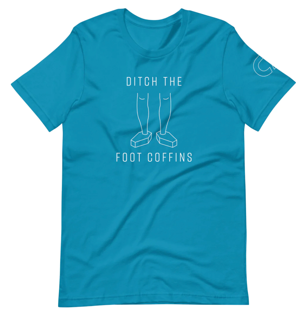 Limited Edition Unisex Ditch the Foot Coffins T-Shirt