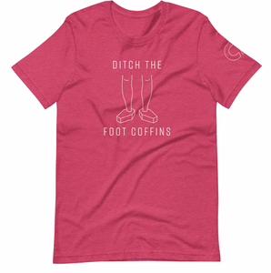 Limited Edition Unisex Ditch the Foot Coffins T-Shirt